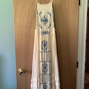 Rare FP lace and embroidery dress